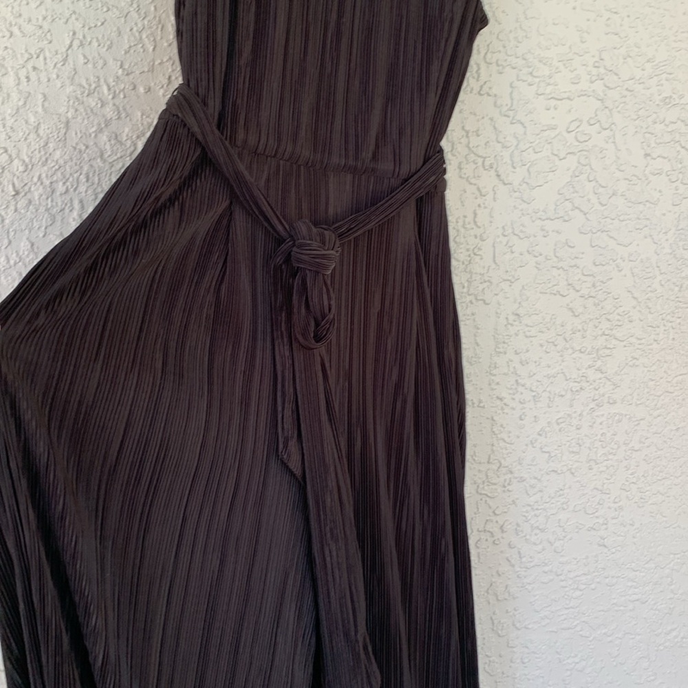Anne Klein belted Elegant Black jumpsuit size 6 - Picture 4 of 13
